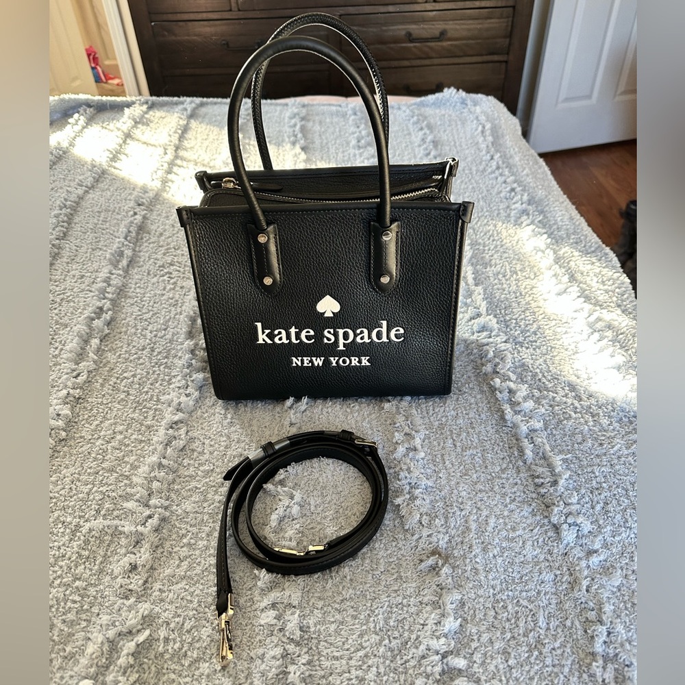 Kate Spade black sachel bag , black. Brand new.